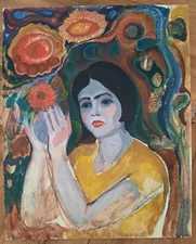 Ukrainian painting "Flower Mood", M. Koshel