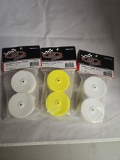 DE Racing LOSI TLR 22-4/Front Wheels Speedline (2) Packs White (1) Pack...