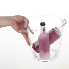 Eiskübel, Wein, transparente Kunststoffwanne...