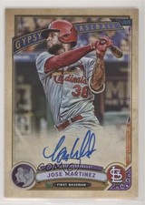 2019 Topps Gypsy Queen GQ Logo Swap Variation 20/99 Jose Martinez Auto 2k3