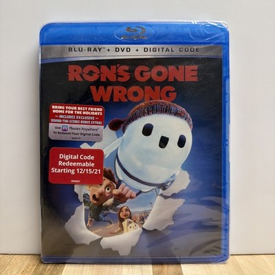 Ron's Gone Wrong (Blu-ray, 2021) Brand New Sealed Look With Free Shipping!!!!!!!
