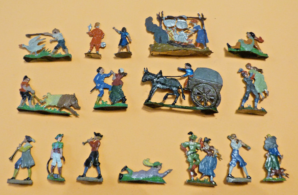 PLATS D'ÉTAIN - Zinnfiguren Re : Personnages de ville 19ème siècle - 24