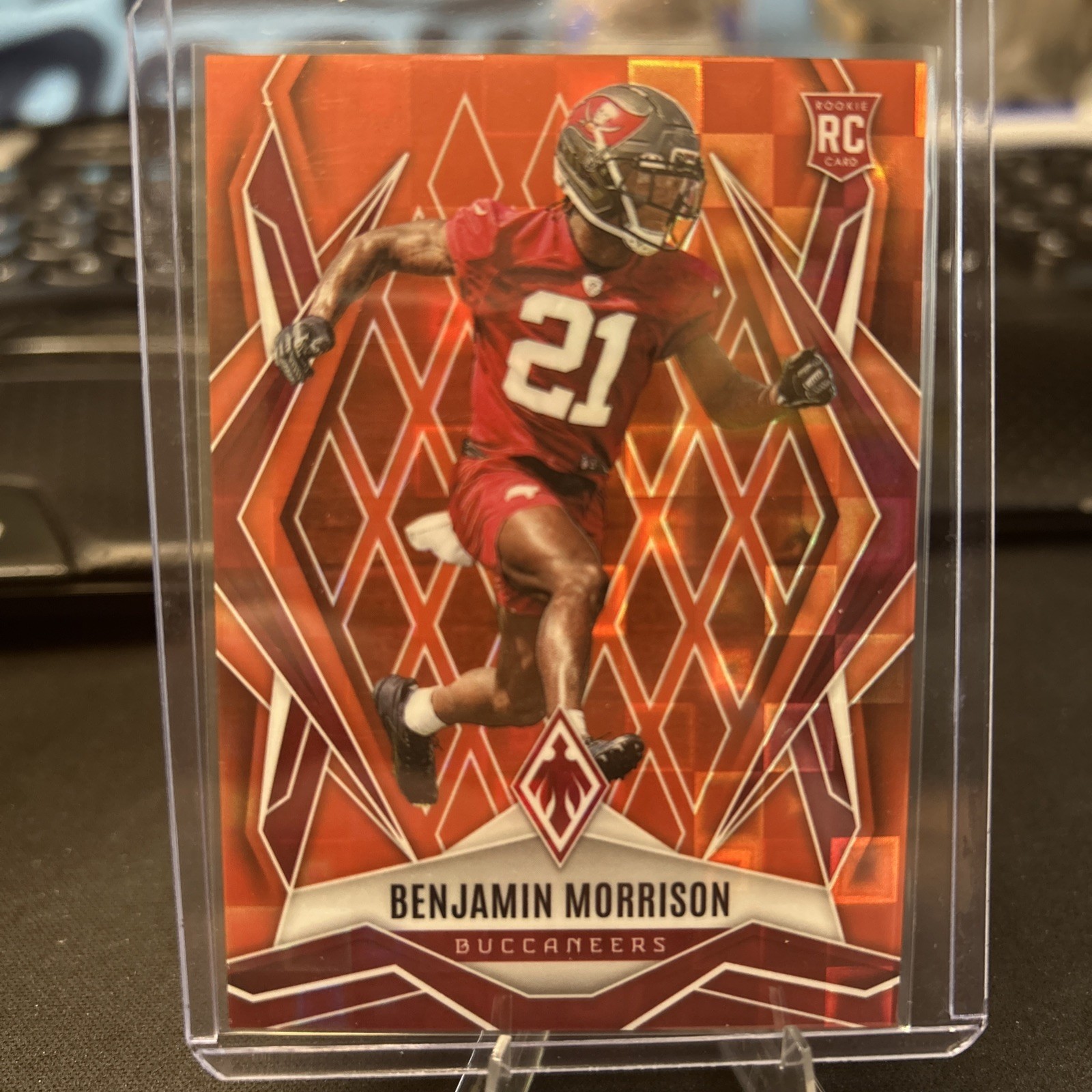 2025 Panini Phoenix - Rookies Benjamin Morrison #247 (RC) Orange Pandora /189