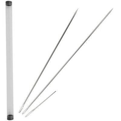 2 PCS Professional Upholstery Needle, Long Sewing Needles, 10''/12'' Large Eye ...