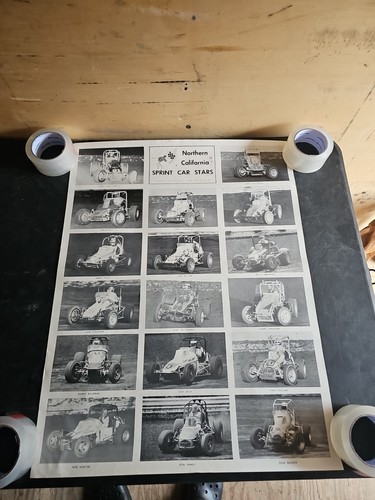Vintage sprint car stars of northern california 1980s 29 X 22