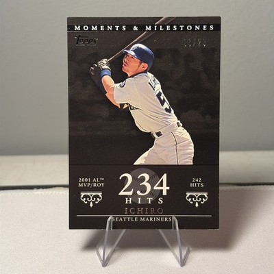 2007 Topps Moments & Milestones Ichiro 234 Hits /29 #6 Mariners