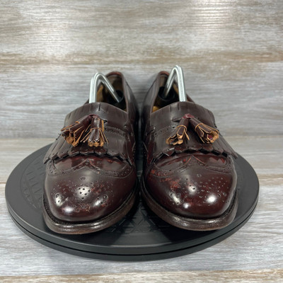 JOHNSTON & MURPHY Burgundy Kiltie Tassel Loafers 10.5 Johnston & Murphy | Shoes | Johnston Murphy Mens 5m Two Tone  main image 4