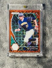 Noah Miller 2021 Prizm Draft Picks Red Velocity Prizm Prospect Parallel