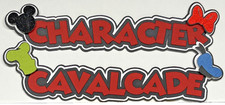 Character Cavalcade Disney Title Die Cut Embellishment Scrapbook