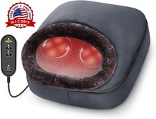 Masajeador de pies Shiatsu, masajeador de espalda con almohadilla t rmica NEW US