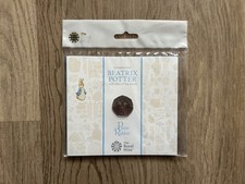 The Royal Mint Beatrix Potter Peter Rabbit - UK 50p Coins - New - Coin Pack