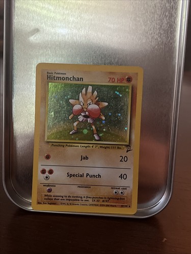Hitmonchan 8/130 Base Set Holo LP