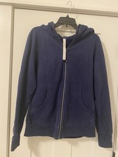 Lululemon Women's Scuba Full Zip Hoodie Navy Blue Size 12