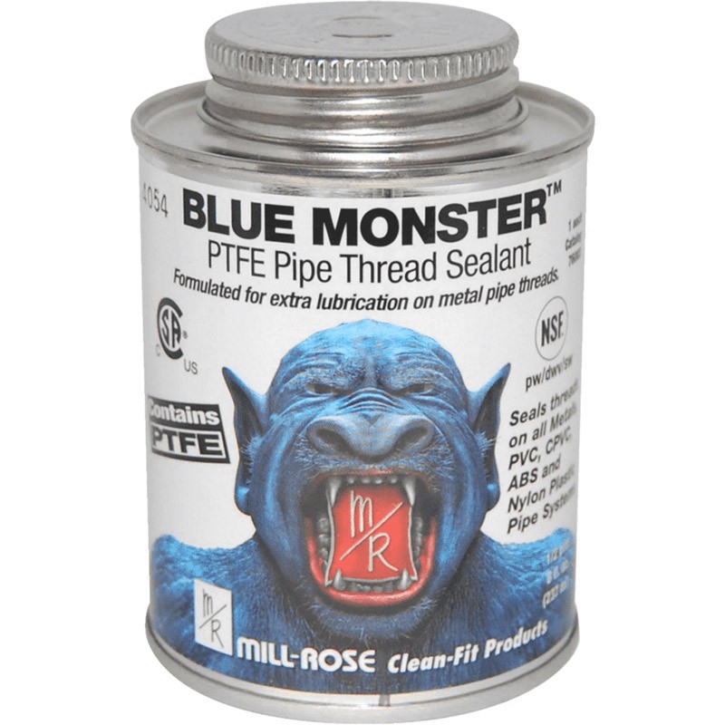 Mill-Rose 76003 Blue Monster Industrial Grade PTFE Pipe Thread Sealant 8 oz