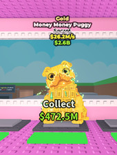 Money Money Puggy (Gold)  26m/s Steal a Brainrot