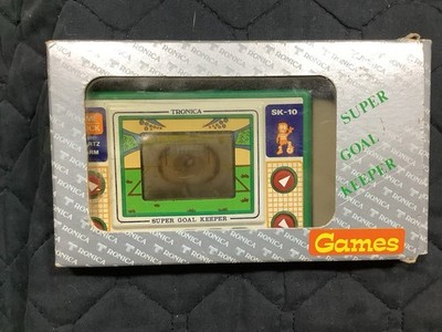 Tronica Super Goal Keeper Handheld (SK-10) Game/Clock from 1980s