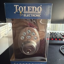 Toledo Electronic Keypad Deadbolt Lock Battery Operated Auto Re-lock Function
