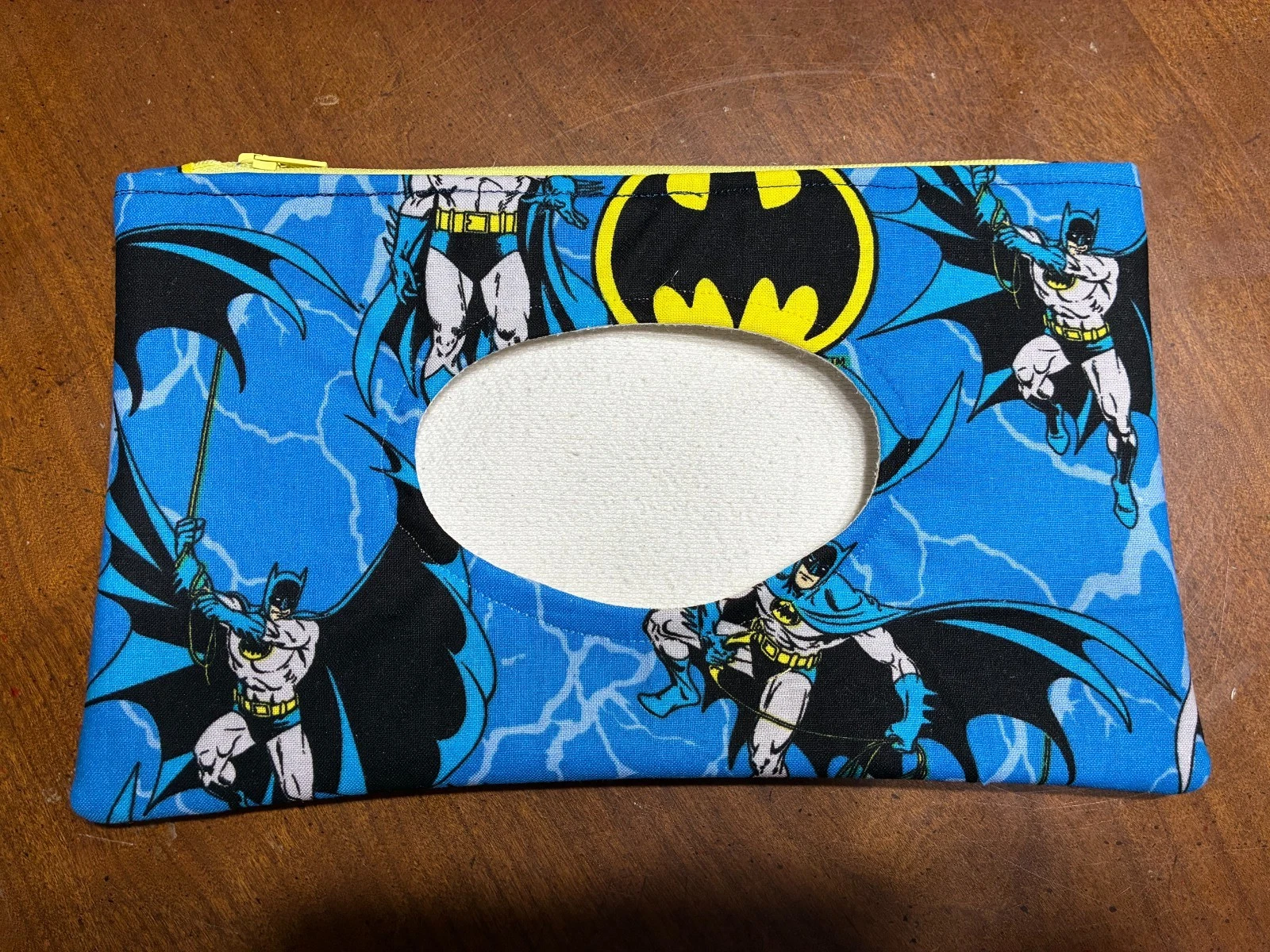 Handmade Batman Diaper Wipe Case