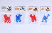 Vintage 90s Articulated Stretch Plastic Anima...