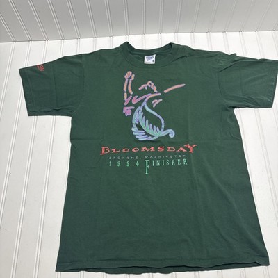 Vintage Bloomsday 1994 Finisher Shirt Reebok Made in USA Running Marathon Small