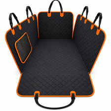 Dog Car Seat Cover for Back Seat, Waterproof Seat Protector Scratchproof - Black