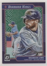 2021 Panini Donruss Optic Diamond Kings Green Dragon Prizm 5/88 Brandon Lowe qp4
