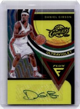 2020-21 Panini Flux Ultraviolet Signatures Daniel Gibson Auto Cleveland