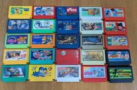Famicom NES Video Game Lot 110 Games Mega Man Dragon Ball Mario Dragon Quest JP