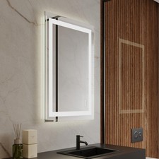 Royalty LED Bathroom Mirror - Backlit  Front Lighted Bathroom Vanity Mirror ...