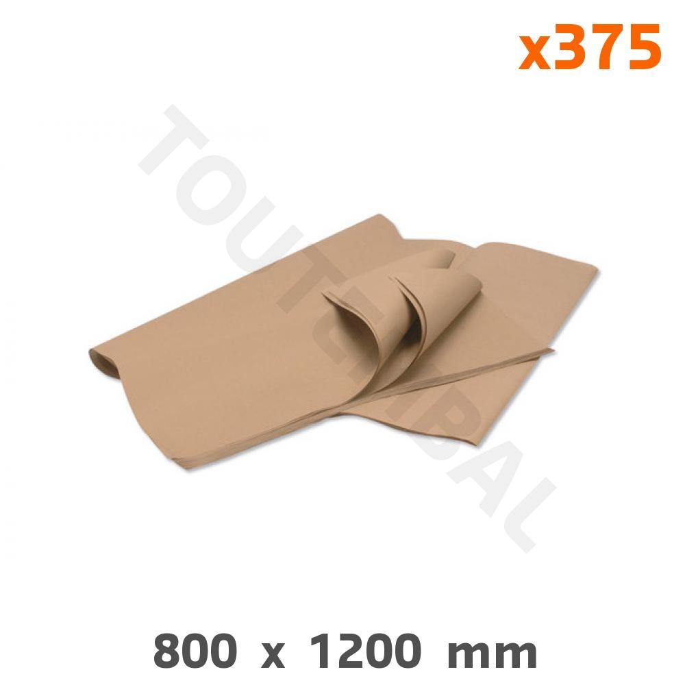 Feuilles kraft 1200x800mm anti-déchirure pour stabiliser vos colis et charges sur palette