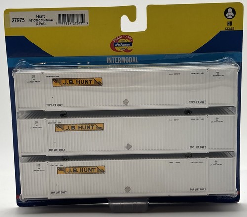 Contenedor CIMC Athearn 27975 escala HO listo para rodar caza 53' (paquete de 3) | Condition: New
