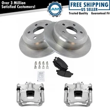 Rear Brake Pad & Rotor Kit Fits 2007-2017 Jeep Wrangler 2018 Wrangler JK