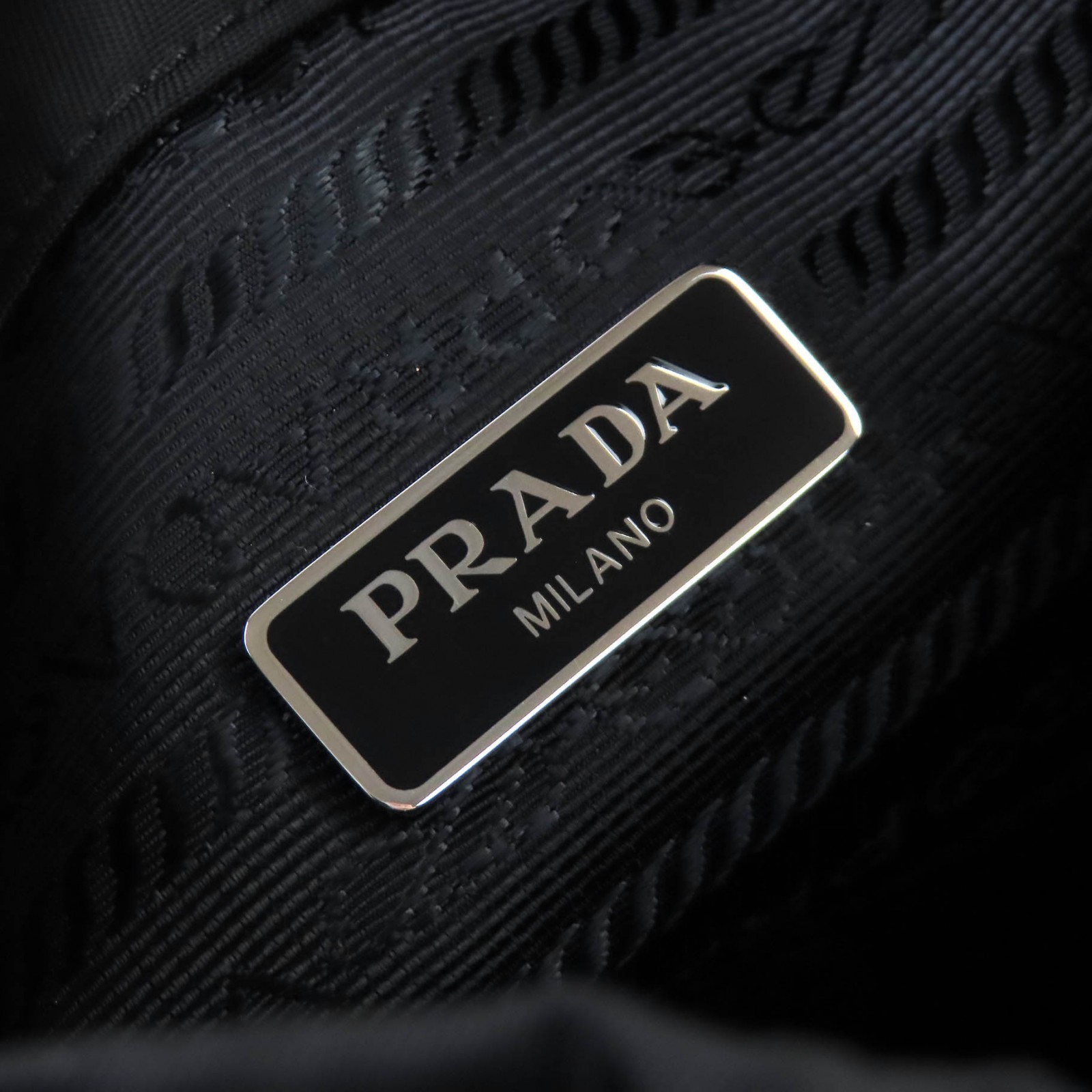 Pristine PRADA Pouch Triangle logo triangular pla… - image 9