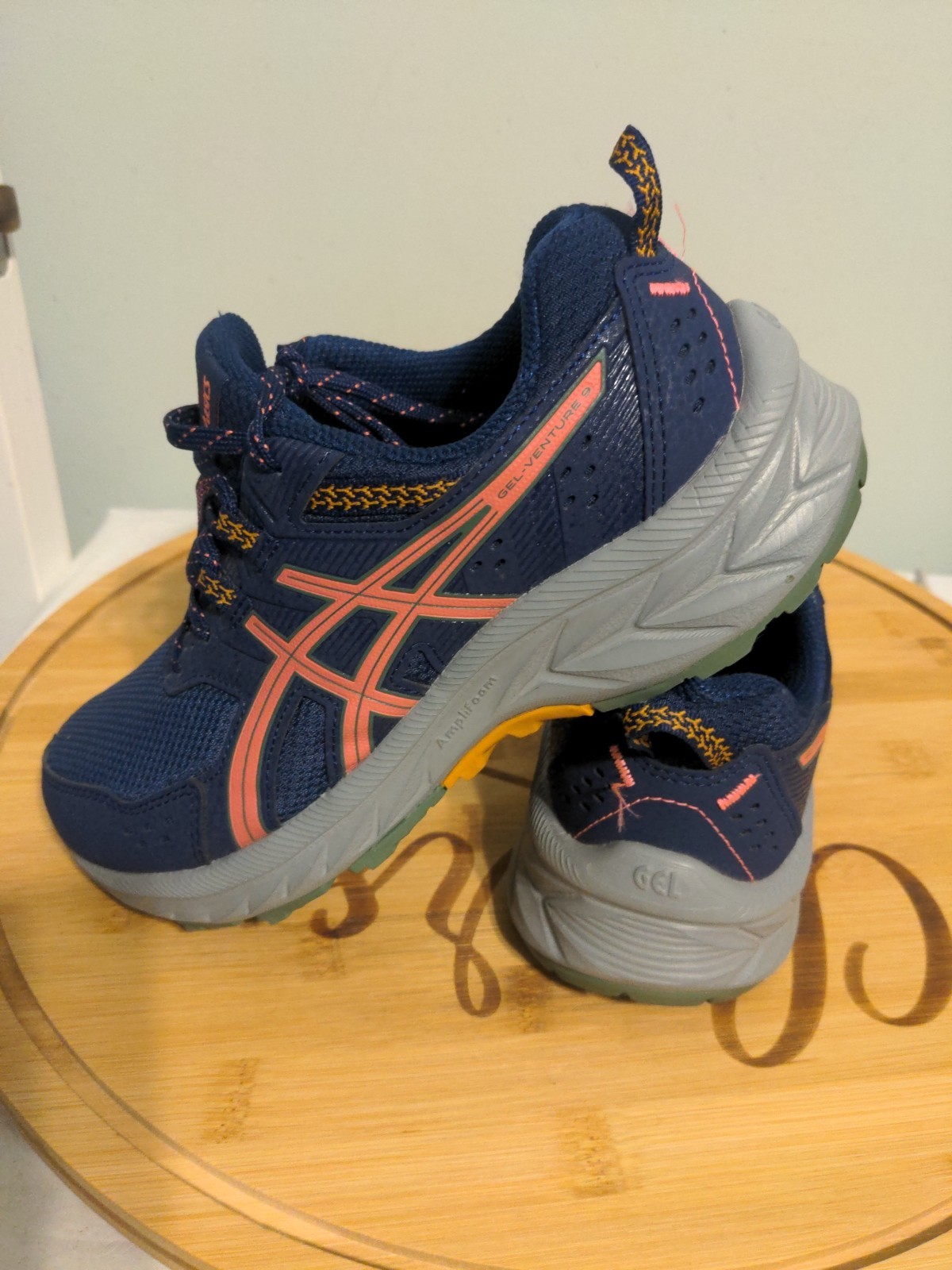 ASICS GEL-Venture 9 Indigo Blue/Papaya Women's 6 Trail Running Shoes  thumbnail 7