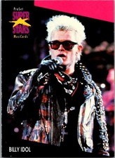 1991 Pro Set MusiCards Music Super Stars - BILLY IDOL