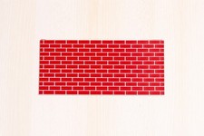 Modellbau Ziegelwand Ca. 1:32 1:35 Backstein Mauer für Diorama Modell Baukasten