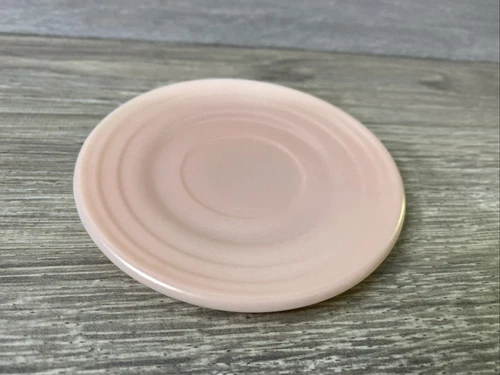 Vintage Hazel Atlas Children's Moderntone Dish Milk Glass Pink