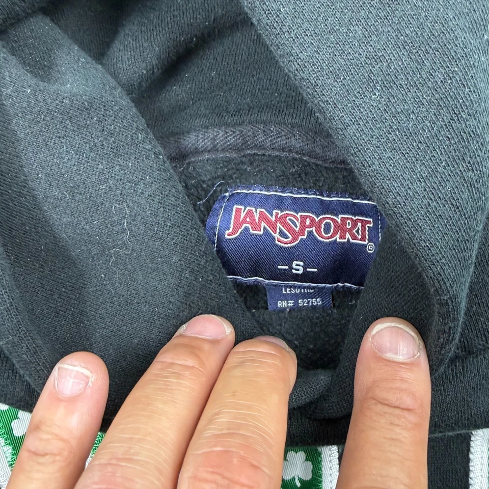 Sudadera con capucha suéter Jansport para mujer talla pequeña negra WCU West Chester University Foto 4 de 4