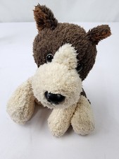 Russ Berrie Luv Pets Yapper Puppy Dog 5" Plush Bull Terrier Chamois Brown/Cream