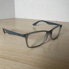 Ray-Ban RB7047 5842 Eyeglasses Gray Translucent Frames Only 56-17-145