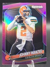 2025 Prizm Black Football, Johnny Manziel PURPLE PRIZM SP /99, Browns