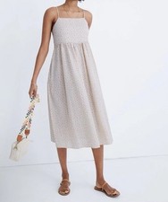 Madewell Cami Tie-Strap Sundress in Bright Buds Size Medium