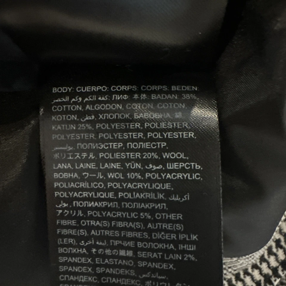 Bebe Drita Houndstooth кружева Blazer размер 00 черный и серый новый с Ярлыками $229 розничной - Изображение 4 из 4