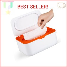 Flenpptly Baby Wipes Dispenser, Wipes Case Baby Wipe Holder Keeps Wipes Fresh, N