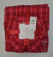 New Charter Club 2pc Cotton Flannel Pajama Set Women  s US Size L