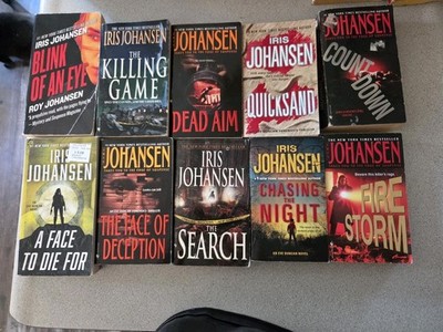 Iris Johansen Lot Of 10 Books Paperback.  Mystery Suspense Thriller