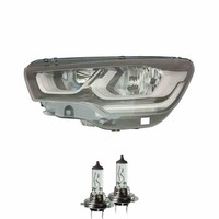 Halogen Scheinwerfer Rechts H7/H7 FüR CitroëN C4 II Inklusive Lampen