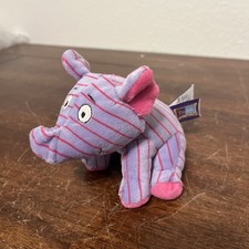 Vintage Winnie The Pooh Rare Gund Heffalump Plush Elephant Striped Disney 2000