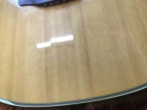 Ovation Folklore 1614 acoustic 12 fret guitar made in USA 1981 excellent w/ case - Picture 12 of 12