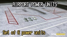 For Herpa Wings : Set of 6 Airport Power Units - 1:500 scale